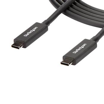 STARTECH 2m Thunderbolt 3 USB-C Cable (40Gbps) - Thunderbolt and USB Compatible (TBLT3MM2MA)