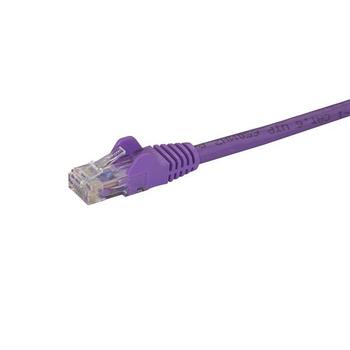 STARTECH 2M CAT6 PURPLE SNAGLESS GIGABIT ETHERNET RJ45 CABLE MALE TO MALE CABL (N6PATC2MPL)