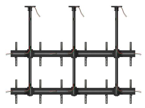 MULTIBRACKETS M Ceiling Mount Pro 3X2U Pro Series Ceiling Mount (7350073733569)
