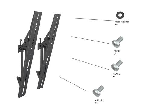 MULTIBRACKETS M Pro Series, Tilt Arms 400mm Pro Series Parts (7350073733743)