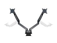 Multibrackets M VESA Gas Lift Arm Dual Side by Side stativ - justerbar arm - for 2 LCD-skjermer - svart HD (7350073734207)
