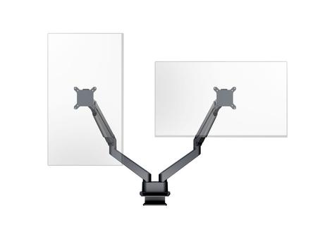Multibrackets M VESA Gas Lift Arm Dual Side by Side stativ - justerbar arm - for 2 LCD-skjermer - svart HD (7350073734207)