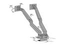MULTIBRACKETS M VESA Gas Lift Arm Dual Side by Side White (7350073733989)