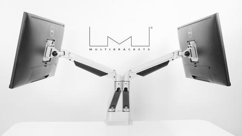 MULTIBRACKETS M VESA Gas Lift Arm Dual Side by Side White (7350073733989)
