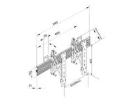 Multibrackets M Wallmount Pro MBW1U Micro-Adjustable brakett - for LCD-skjerm - svart (7350073734115)