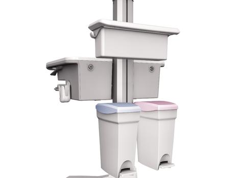 MULTIBRACKETS M Workstation Cart Recycle Bin (7350073734641)