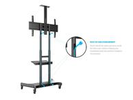 Multibrackets M Public Floorstand Basic 180 stativ - for flatpanel / videokonferansesystem - svart (7350073734627)