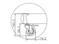 MULTIBRACKETS M Public Floorstand Basic 180 incl shelf. (7350073734627)