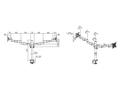 MULTIBRACKETS M VESA Deskmount Officeline Dual Black (7350073735853)