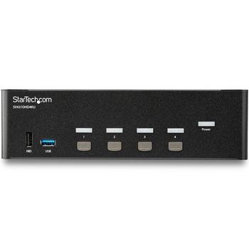 STARTECH 4 Port HDMI KVM Switch - 4K 30Hz - Dual Display (SV431DHD4KU)