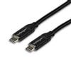 STARTECH 2M USB TYPE C CABLE WITH 5A PD - USB 2.0 - USB-IF CERTIFIED CABL (USB2C5C2M)
