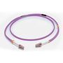 C2G 1m LC/LC OM4 LSZH Fibre Patch - Purple - Patch-kabel - LC multiläge (hane) till LC multiläge (hane) - 1 m - fiberoptisk - duplex - 50/125 mikron - OM4 - lila