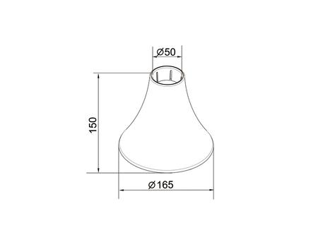 MULTIBRACKETS M Pro Series Inner Ceiling Plate Cover B (7350073736270)