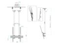 MULTIBRACKETS M Ceiling Mount Pro MBC1UX2PSD (7350073736263)