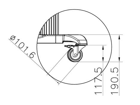 MULTIBRACKETS M Public Floorstand Dual Pillar 180 HD (7350073736324)