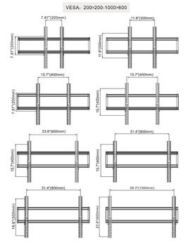MULTIBRACKETS M Public Floorstand Dual Pillar 180 HD (7350073736324)
