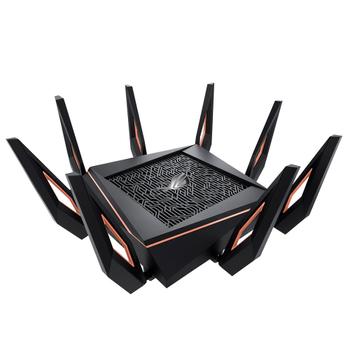 ASUS ROG Rapture GT-AX11000 Router AX11000, 4x LAN, OFDMA, MU-MIMO, AiMesh, Wifi 6 (90IG04H0-MU9G00)