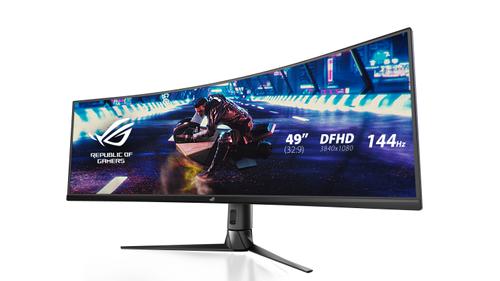 ASUS 49 " Skærm ROG Strix XG49VQ - Sort - 4 ms AMD FreeSync 2 (90LM04H0-B01170)