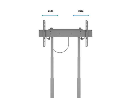 Multibrackets M Motorized Floorstand - stativ - motorisert - for LCD-TV - svart (7350073736751)