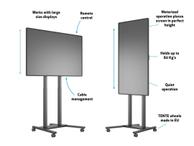 Multibrackets M Motorized Floorstand - stativ - motorisert - for LCD-TV - svart (7350073736751)