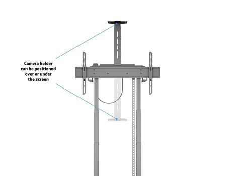 MULTIBRACKETS M Motorized Floorstand Incl cabinet+cam (7350073736775)