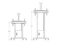 MULTIBRACKETS M Motorized Floorstand Incl cabinet & camerashelf 120kg (7350073736775)