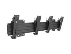 Multibrackets PRO Series M Wallmount Pro MBW2U Tilt 200 - brakett - for 2 LCD-skjermer - svart