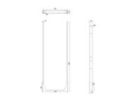 Multibrackets M Floormount Pro - monteringskomponent - for LCD-skjerm - svart (7350073737369)