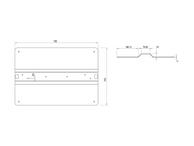 Multibrackets M Pro Series - monteringskomponent - for kiosk - svart (7350073737352)