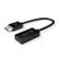 ALOGIC Adapter DisplayPort to HDMI M/F 20cm schwarz