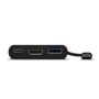 ALOGIC Adapter USB-C to HDMI/ USB3.0/ USB-C 4K 10cm schwarz (MP-UCHDCH)