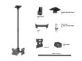 MULTIBRACKETS M Ceiling Mount Pro Dual 32BDL-4050D (7350073737543)