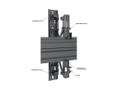 MULTIBRACKETS M Wallmount Pro MBW3x3UP Push In Pop Out Black (7350073735051)