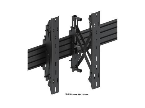 MULTIBRACKETS M Wallmount Pro MBW3x3UP Push In Pop Out Black (7350073735051)