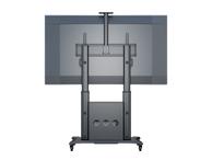 Multibrackets M Public Floorstand Dual Pillar 180 HD with AV Cabinet - vogn - for LCD-skjerm - svart (7350073737680)