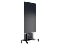 Multibrackets M Public Floorstand Dual Pillar 180 HD with AV Cabinet - vogn - for LCD-skjerm - svart (7350073737680)