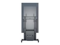 Multibrackets M Public Floorstand Dual Pillar 180 HD with AV Cabinet - vogn - for LCD-skjerm - svart (7350073737680)