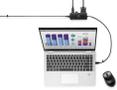 HP P Travel Hub G2 - Port replicator - USB-C - VGA, HDMI - for OMEN by HP Laptop 16, Victus by HP Laptop 15, 16, EliteBook 830 G6, Fortis 11 G9 (7PJ38AA)