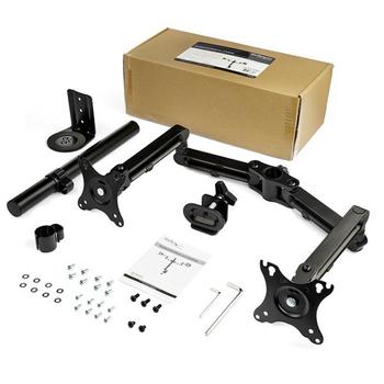 STARTECH DESK MOUNT DUAL MONITOR ARM FOR UP TO 32IN MONITORS DUAL SWIVEL ACCS (ARMDUAL3)
