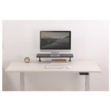 StarTech Monitor Riser Stand - Clamp-on Monitor Shelf for Desk - Extra Wide 25.6" (65 cm) For up to 34" Monitors - Black (MNRISERCLMP) - monteringssett - for Skjerm (MNRISERCLMP)