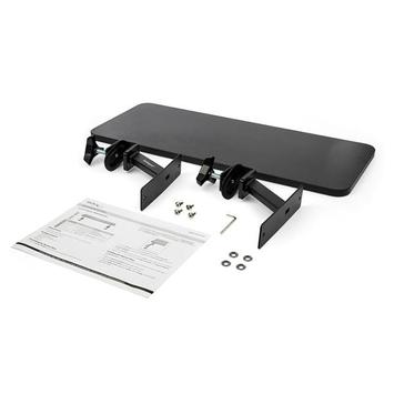 StarTech Monitor Riser Stand - Clamp-on Monitor Shelf for Desk - Extra Wide 25.6" (65 cm) For up to 34" Monitors - Black (MNRISERCLMP) - monteringssett - for Skjerm (MNRISERCLMP)