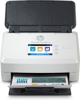 HP P ScanJet Enterprise Flow N7000 snw1 - Document scanner - CMOS / CIS - Duplex - 216 x 3100 mm - 600 dpi x 600 dpi - up to 75 ppm (mono) / up to 75 ppm (colour) - ADF (80 sheets) - up to 7500 scans per (6FW10A#B19)