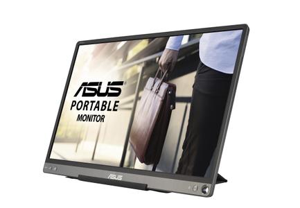 ASUS 15" Skærm ZenScreen MB16ACE Portable USB Monitor 15.6" Full HD USB Type-C - Grey - 5 ms (90LM0381-B04170)