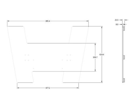 MULTIBRACKETS M Motorized Floorbase cabinet&camera (7350073738588)
