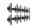 MULTIBRACKETS M Wallmount Pro MBW3x2UP Black