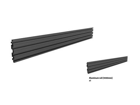 MULTIBRACKETS M Pro Series - Single Screen Rail 100cm Black (7350073738021)