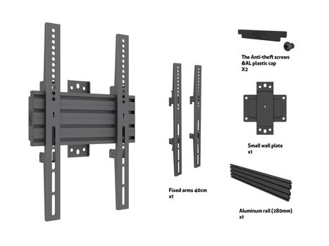 MULTIBRACKETS M Wallmount Pro MBSTH1UP 200x400 Fixed (7350073738007)