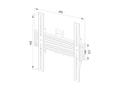 MULTIBRACKETS M Wallmount Pro MBSTH1UP 200x400 Fixed (7350073738007)