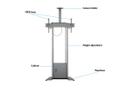 MULTIBRACKETS M Motorized Floorbase cabinet&camera (7350073738588)