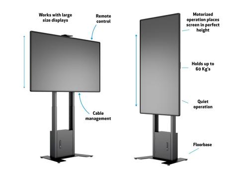 MULTIBRACKETS M Motorized Floorbase cabinet&camera (7350073738588)